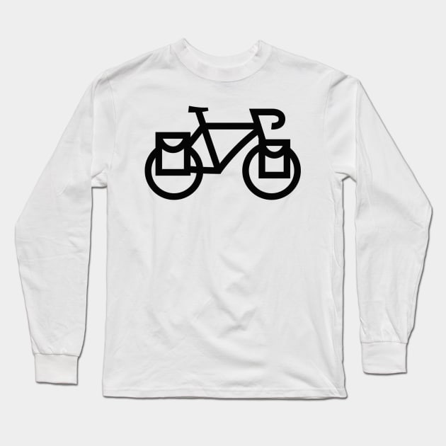 Touring Bike Long Sleeve T-Shirt by Radradrad